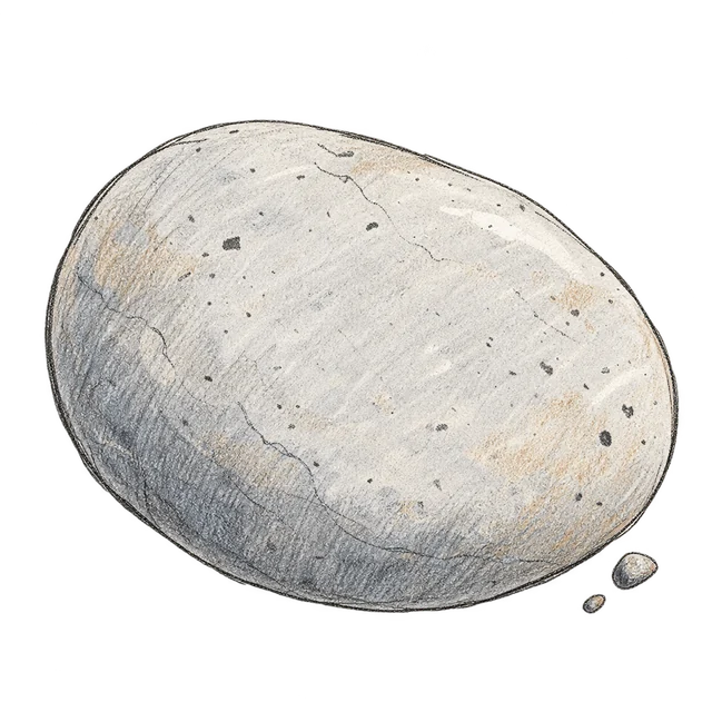 小石主題素描風卡通插圖